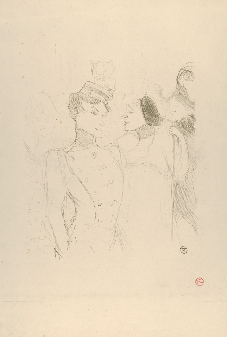 Marcelle Lender and Eva Lavalliére in a Revue at the Variétés by Henri de Toulouse-Lautrec