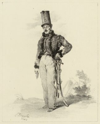 Maréchal des logis de Hussards by Eugène Devéria