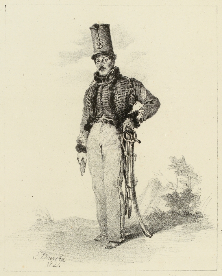 Maréchal des logis de Hussards by Eugène Devéria