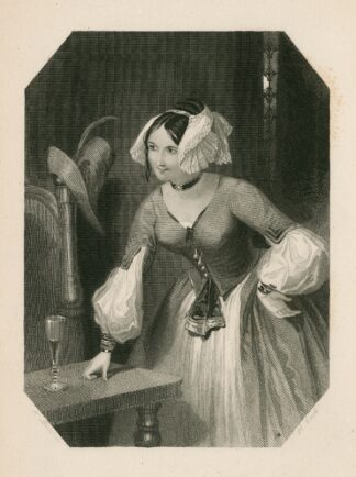 Maria, Twelfth night, act 2, sc. 3 by Joseph Kenny Meadows