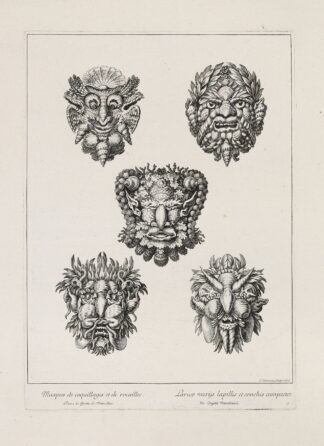 Masques de coquillages et de rocailles by François Chauveau