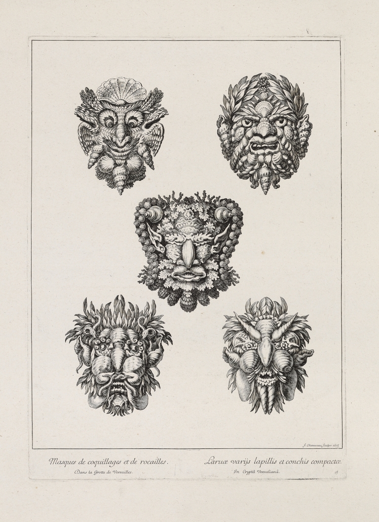 Masques de coquillages et de rocailles by François Chauveau