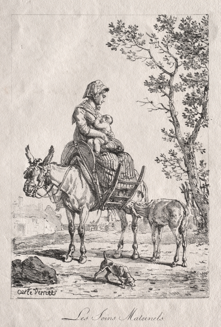 Maternal Care by Carle Vernet
