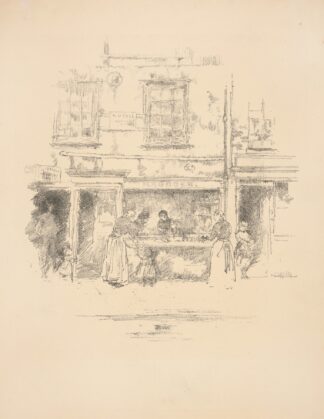 Maunder’s Fish-Shop, Chelsea by James Abbott McNeill Whistler