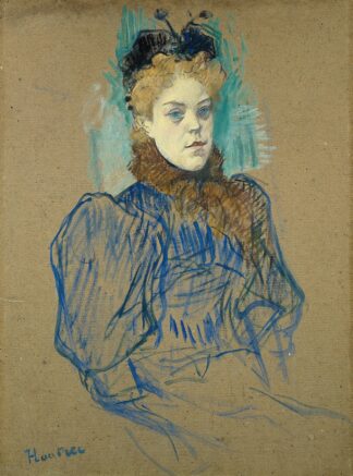 May Milton by Henri de Toulouse-Lautrec