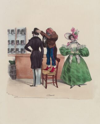 Mayeux chapelier by Charles-Joseph Traviès de Villers