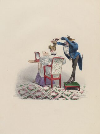 Mayeux coiffeur by Charles-Joseph Traviès de Villers