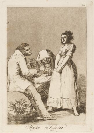 Mejor es holgar. by Francisco de Goya