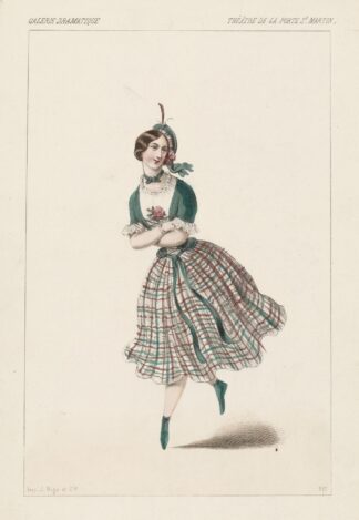 Melle. Camille, rôle de Jenny, dans Trilby. Theatre de la Porte St. Martin by Alexandre Lacauchie