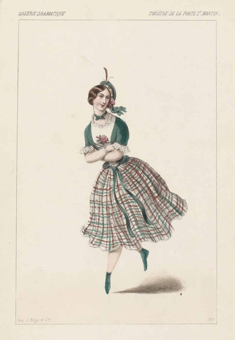 Melle. Camille, rôle de Jenny, dans Trilby. Theatre de la Porte St. Martin by Alexandre Lacauchie