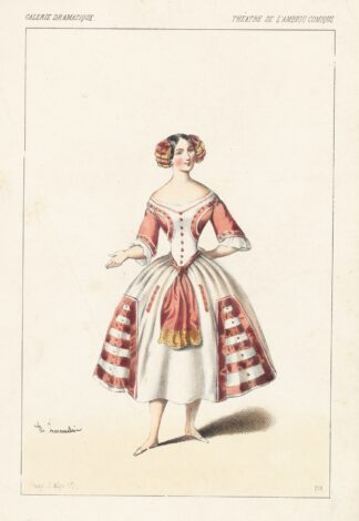 Melle. Daniel, rôle de Paquita, dans L’étoile du berger by Alexandre Lacauchie