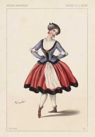 Melle. Plumkett, dans Le prophète, Théâtre de la Nation by Alexandre Lacauchie