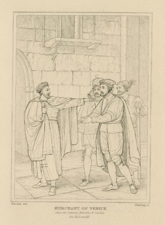Merchant of Venice, act 3, scene 3 by William Francis Starling