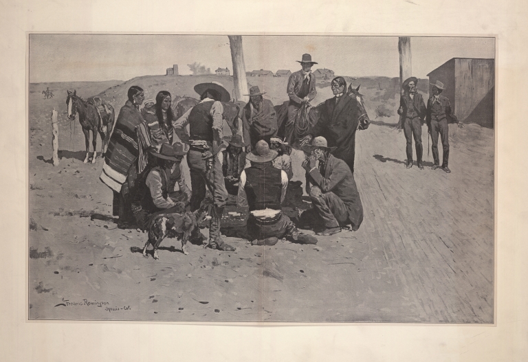 Mexican monte by Frederic Remington