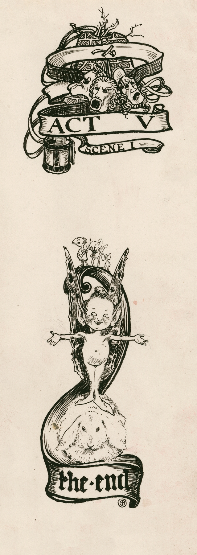 Midsummer night’s dream; Headings 2 by Byam Shaw