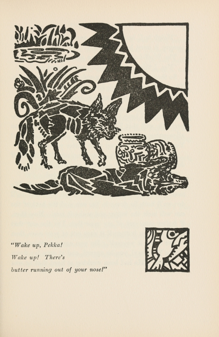 Mighty Mikko; a book of Finnish fairy tales and folk tales Pl.25 by Parker Hoysted Fillmore