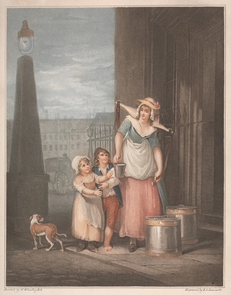 Milk below Maids by Francis Wheatley