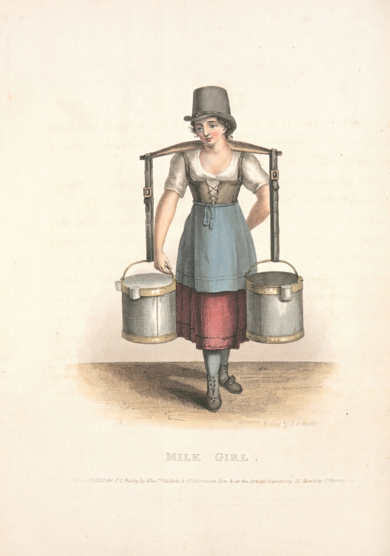 Milk girl by Thomas Lord Busby