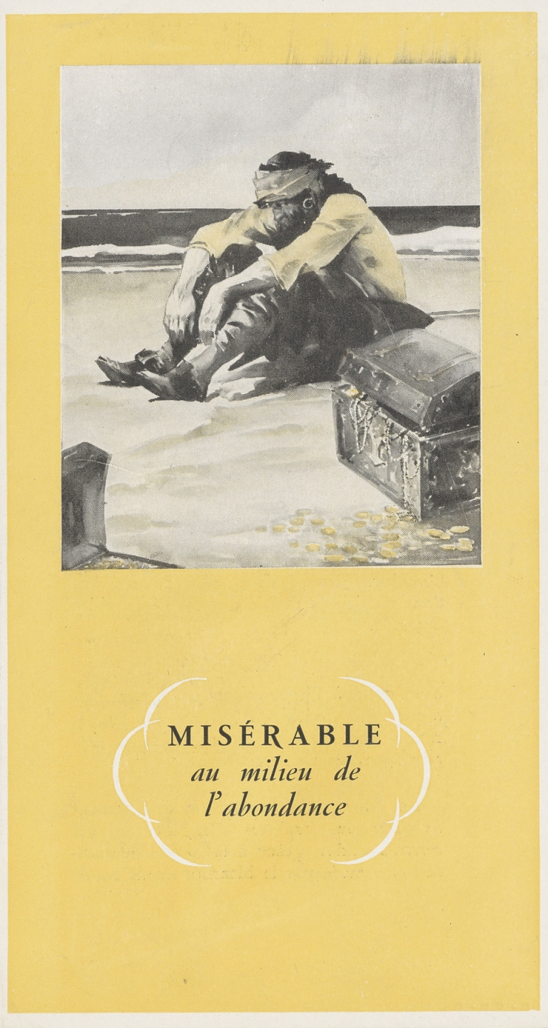 Misérable au milieu de l’abondance by Anonymous