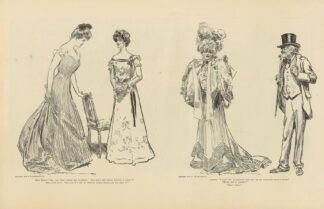 Miss Boston; ‘Ah, yes; your verses are charming’ by Charles Dana Gibson