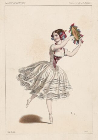 Mme Cérito-St.-Léon, rôle de Stella, 2e tableau by Alexandre Lacauchie