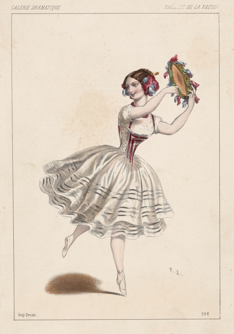 Mme Cérito-St.-Léon, rôle de Stella, 2e tableau by Alexandre Lacauchie
