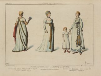 Modes de l’an VI, d’apres le Journal des Dames by Raphaël Jacquemin