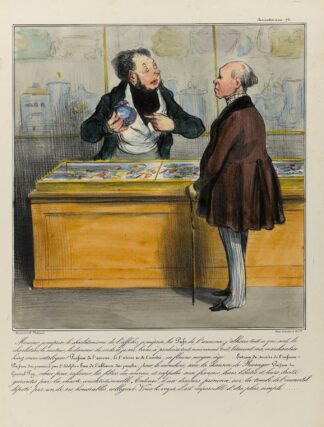 Monsieur, je méprise le charlatanisme de l’affiche, je méprise les Pufs de l’annonce, j’abhorre tout ce qui sent le char by Honoré Daumier