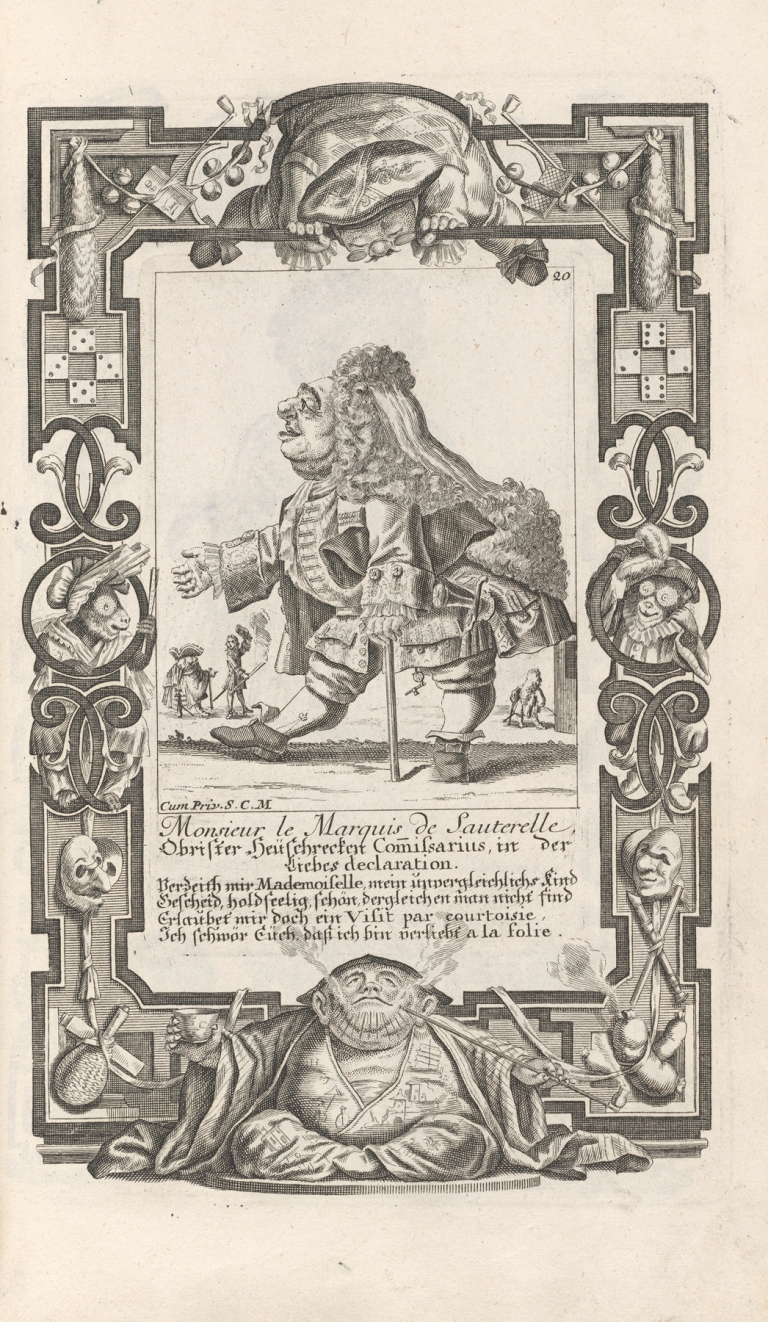 Monsieur le Marquis de Sauterelle, Pl. 20 by Elias Baeck
