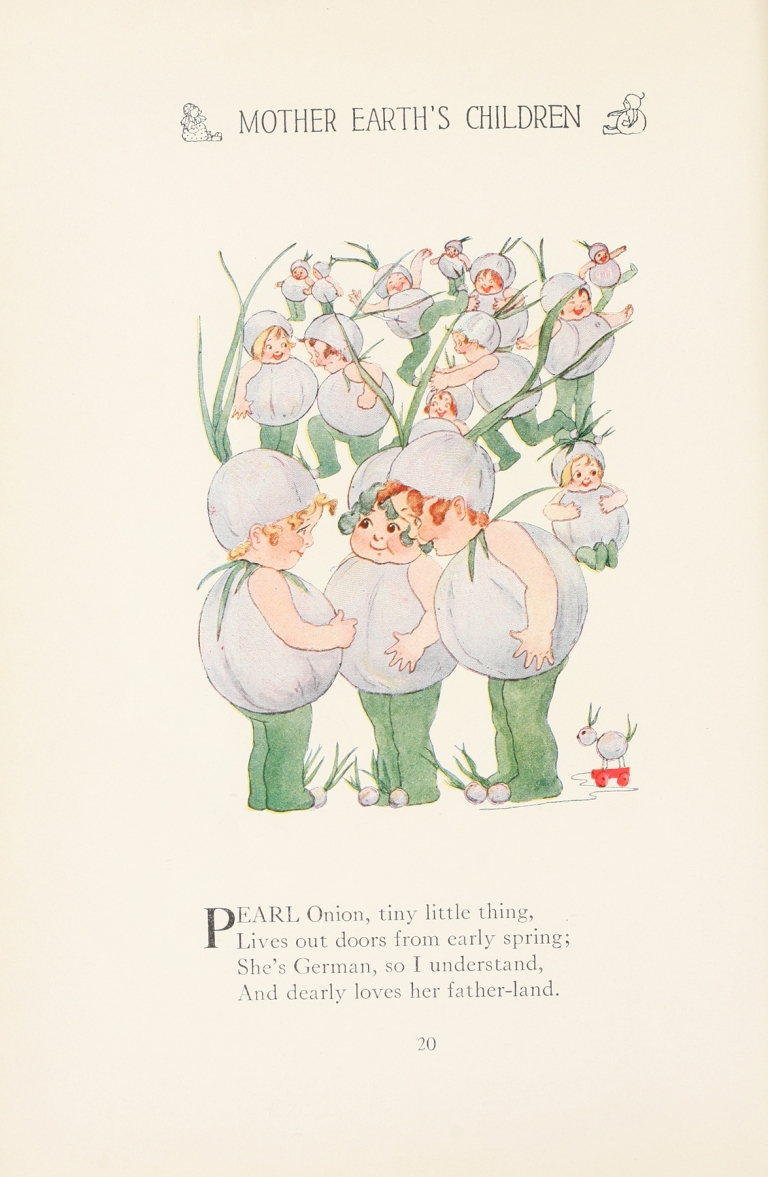 Mother Earth’s children; the frolics of the fruits and vegetables Pl.12 by Marion T. Ross