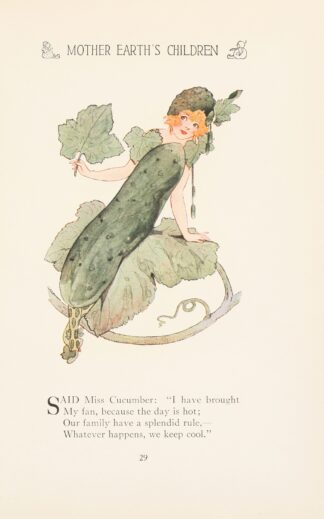 Mother Earth’s children; the frolics of the fruits and vegetables Pl.21 by Marion T. Ross