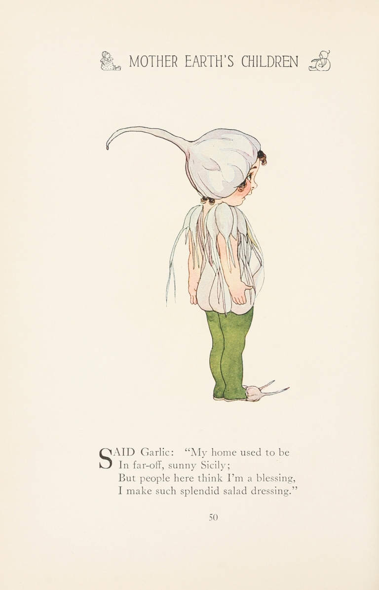 Mother Earth’s children; the frolics of the fruits and vegetables Pl.42 by Marion T. Ross