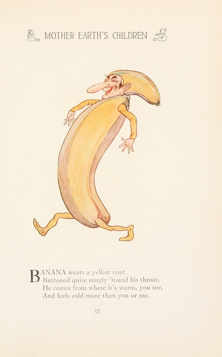 Mother Earth’s children; the frolics of the fruits and vegetables Pl.49 by Marion T. Ross