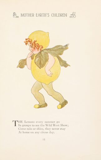 Mother Earth’s children; the frolics of the fruits and vegetables Pl.73 by Marion T. Ross