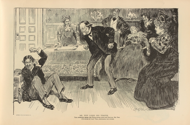 Mr. Pipp loses his temper by Charles Dana Gibson