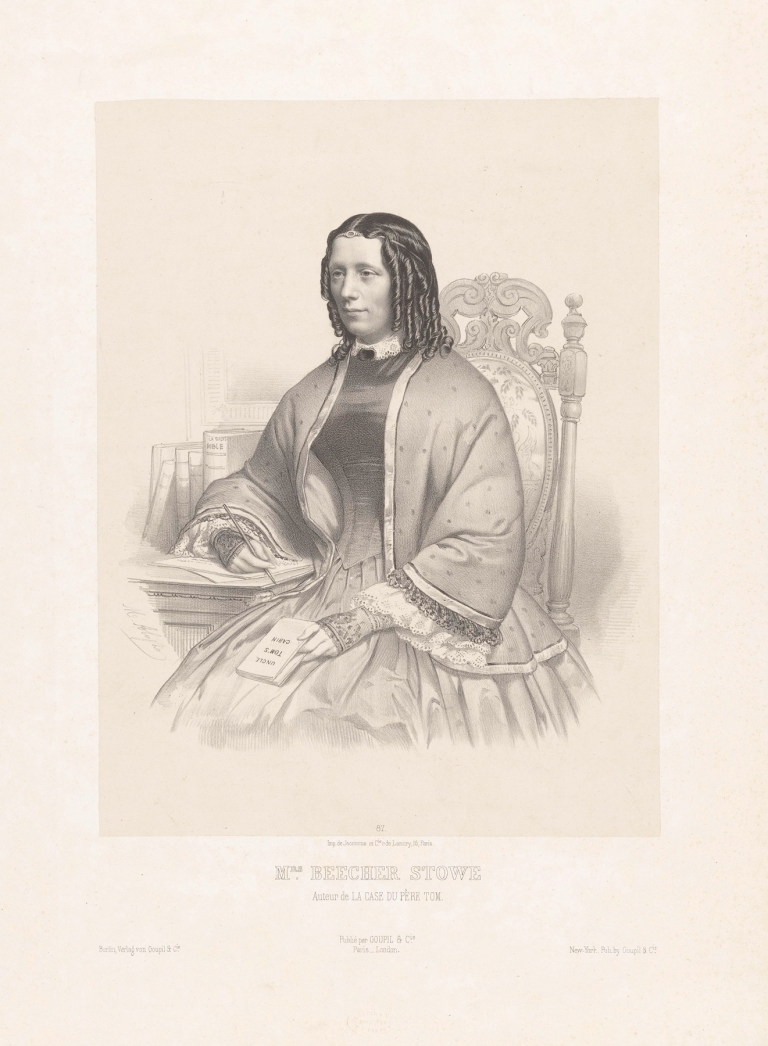 Mrs. Beecher Stowe. Auteur de ‘La case du père Tom’ by Marie-Alexandre Alophe