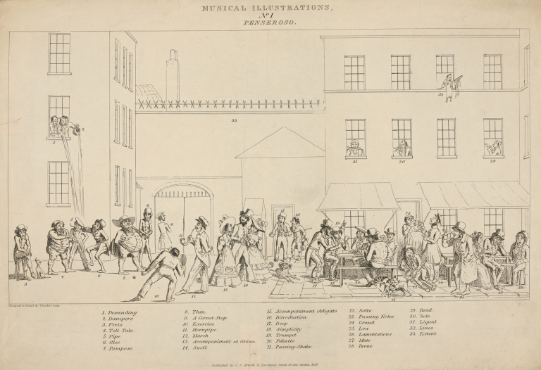 Musical illustrations, No. 1. Penseroso by Theodore Lane