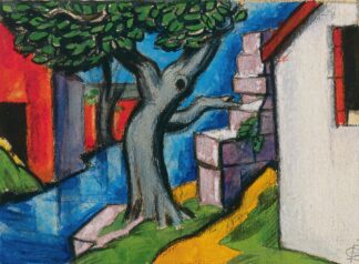 Mystic Tree by Oscar Bluemner