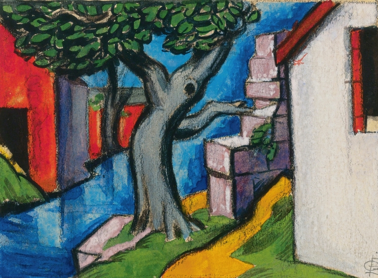 Mystic Tree by Oscar Bluemner