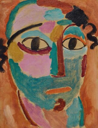 Mysticher Kopf; Das Staunen by Alexej von Jawlensky