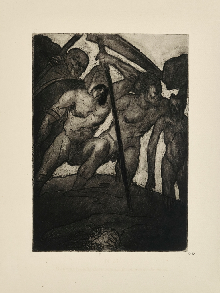 N° 23 – D’affreux brouillards vivants qui devenaient des hommes by Emile Bernard