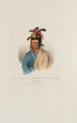 NAH-SHAW-A-GAA The White Dog’s Son, Pottawatomie Chief by James Otto Lewis