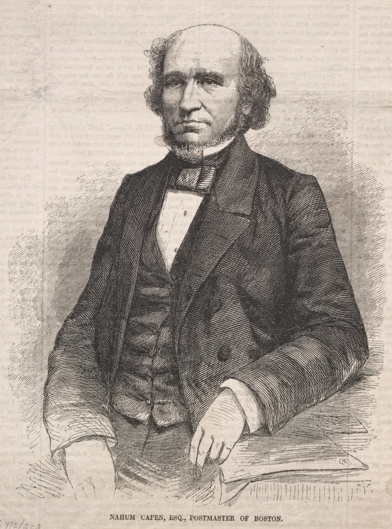 Nahum Capen, Esq., Postmaster of Boston by Winslow Homer