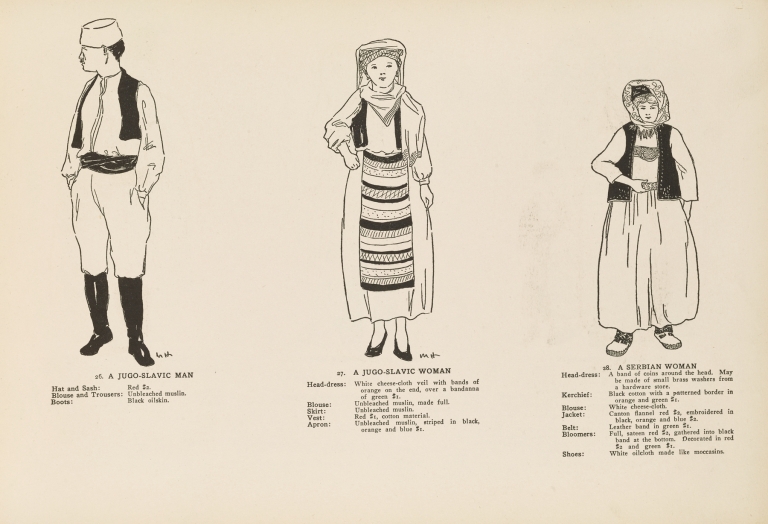 National costumes of the Slavic peoples Pl.12 by Margaret Hubbard