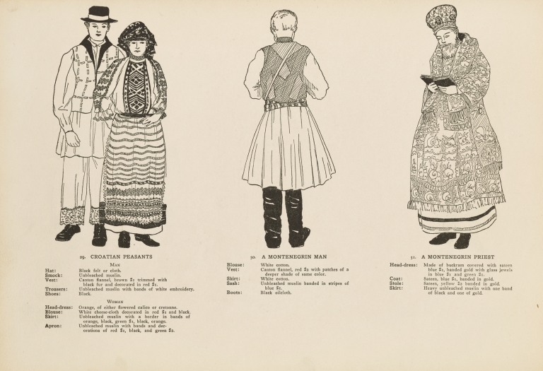 National costumes of the Slavic peoples Pl.13 by Margaret Hubbard