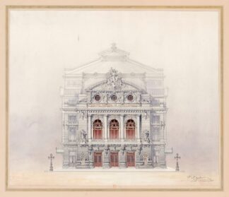 NATIONAL DE L’OPERA – COMIQUE FAÇADE PRINCIPALE by Fernand Dupuis