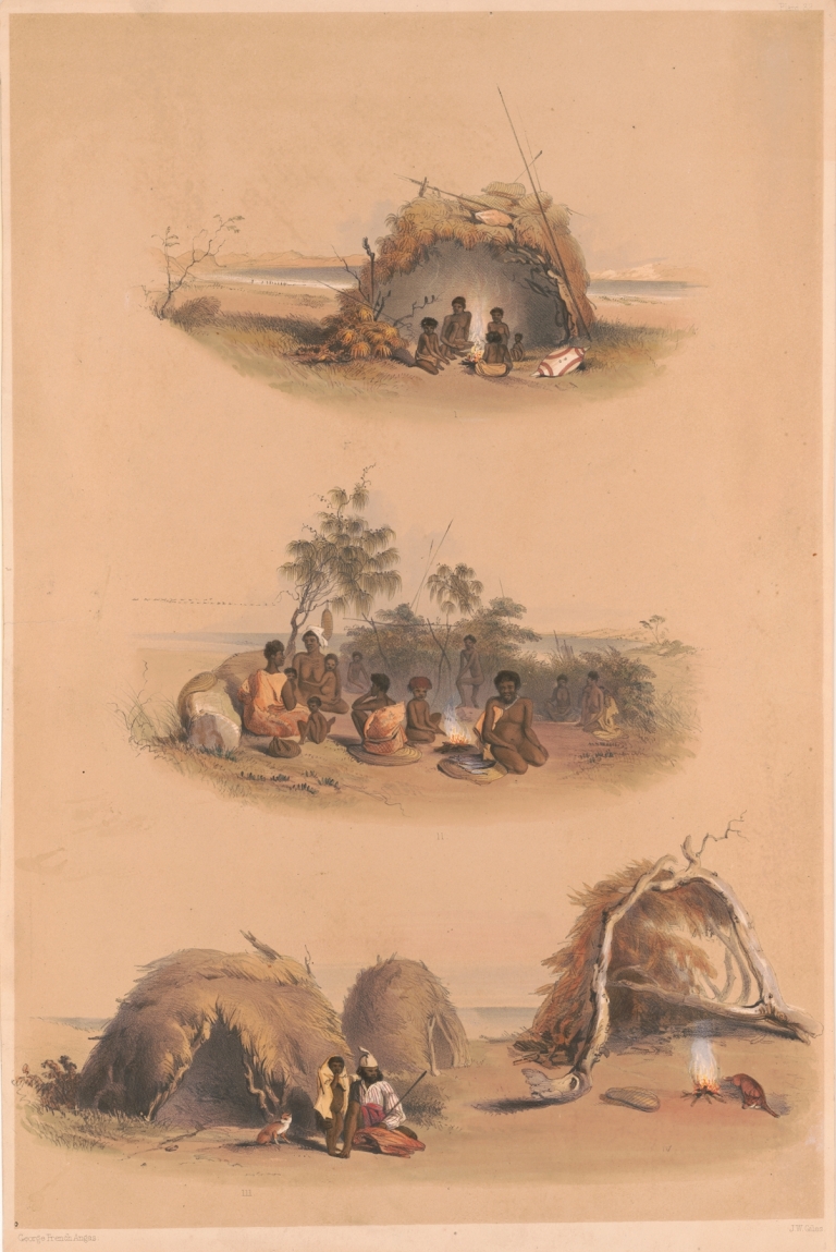 Native dwellings by Giles Litho.