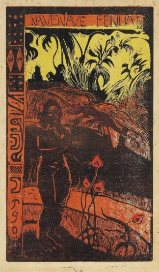 Nave Nave Fenua from the Noa Noa Series by Paul Gauguin