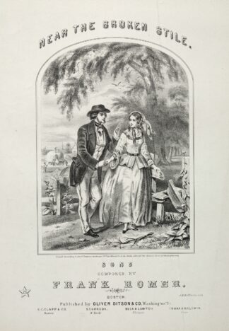 Near the Broken Stile – Sheet Music Cover by Winslow Homer