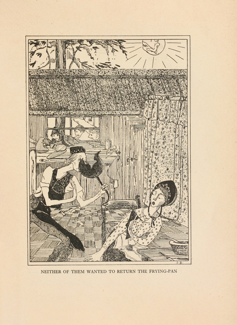 Neither of them wanted to return the Frying-pan by Jean de Bosschère